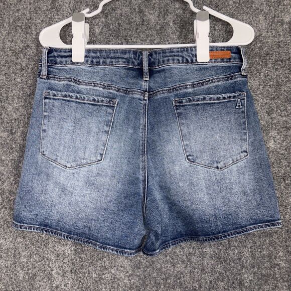 Articles of Society Shorts Womens Size 30 Blue Denim Distressed - Picture 2 of 11